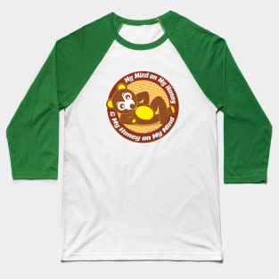 Honey on My Mind Honey Bear Baseball T-Shirt